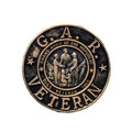 GAR Veteran Grave Marker & Flag Holder with Aluminum Ground Spike | Made in USA