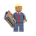 President Donald Trump -  Custom Printed Minifig - Made Using LEGO® Parts