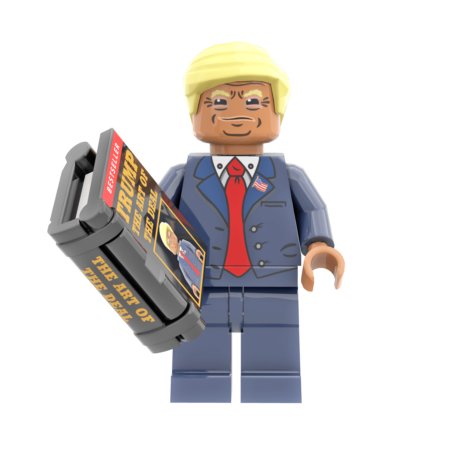 President Donald Trump -  Custom Printed Minifig - Made Using LEGO® Parts